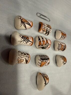 Hand-Painted Miniature Pueblo magnets